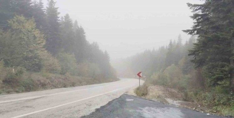 Karabük’te sağanak ve sis etkili oluyor