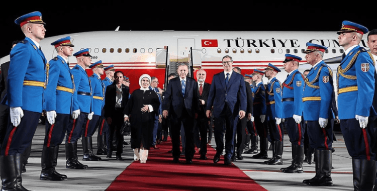 Cumhurbaşkanı Erdoğan Sırbistan'da