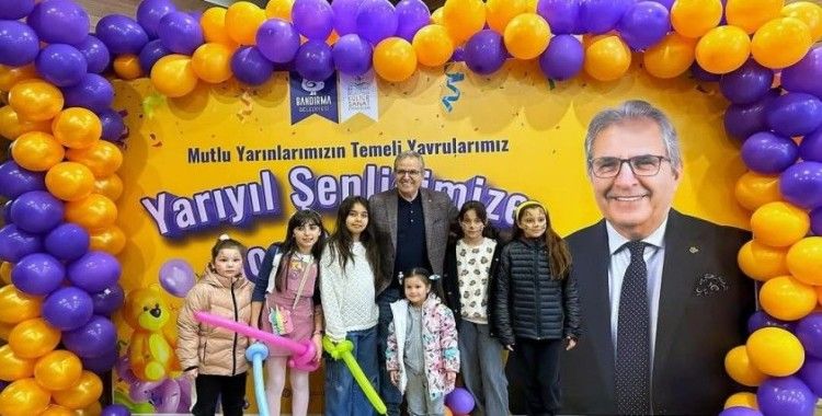 Bandırma Belediyesi’nden çocuklara coşku dolu yarıyıl hediyesi
