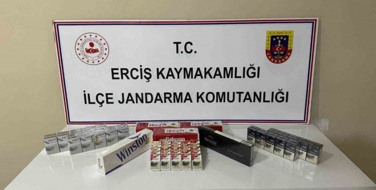 Erciş’te kaçak sigara operasyonu
