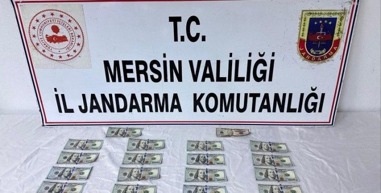 Mersin'de sahte dolarlar ele geçirildi