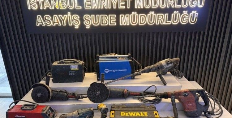 İstanbul’da 600 bin euro değerinde inşaat, ve 2.5 milyon TL değerinde tekstil malzemesi çalan 7 şüpheli yakalandı