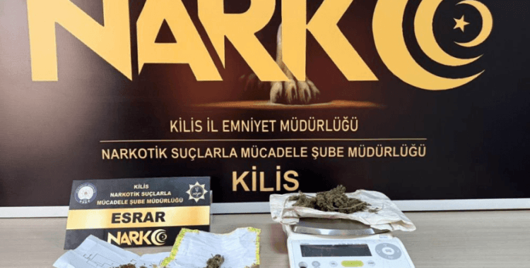 Kilis'te uyuşturucu operasyonunda 5 şahıs tutuklandı