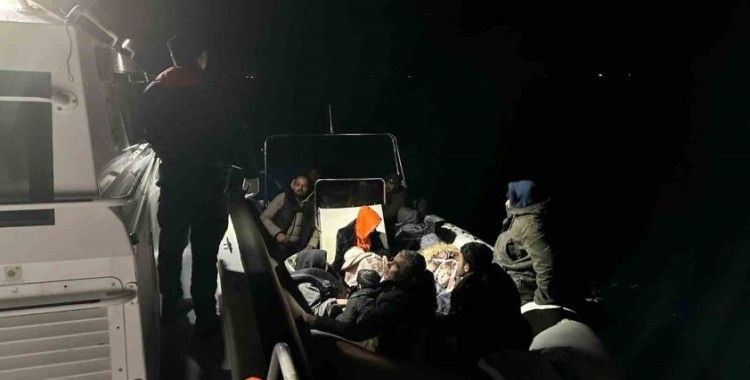 Aydın’da 19 düzensiz göçmen kurtarıldı
