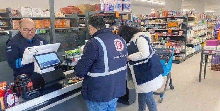 Yozgat'ta Marketlerde fahiş fiyat denetimi 55 işletmede toplam 1.962 ürün denetlendi