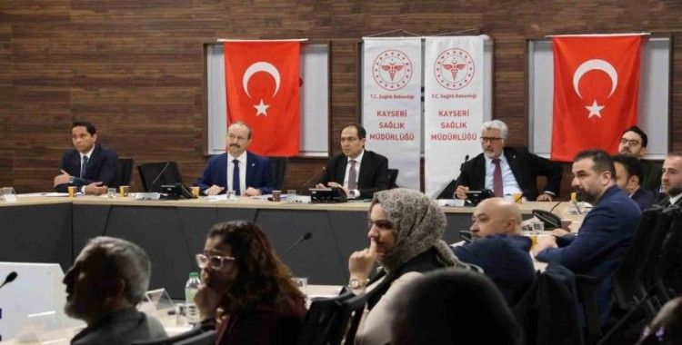 Kayseri’de 2024 yılı sağlık hizmetleri masaya yatırıldı
