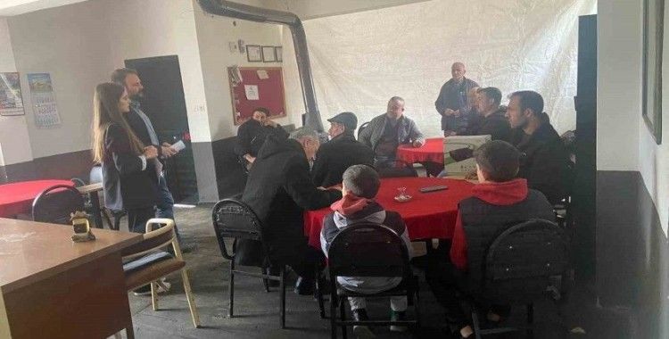 Kıraathanede erkeklere kadına yönelik şiddete karşı farkındalık seminer verildi
