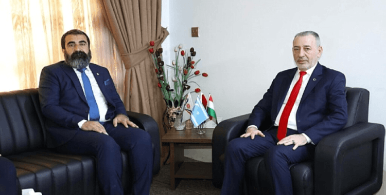 TİGAD Temsilcisi Azizoğlu, Türkmen Bakan Aydın Maruf ile buluştu