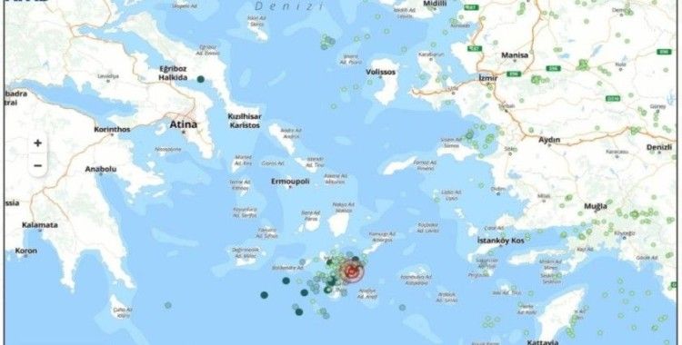AFAD: "Ege Denizi’nde, 28 Ocak tarihinden itibaren yoğunlaşmaya başlayan depremlerin sayısı an itibarıyla 400’ün üzerine çıkmıştır"
