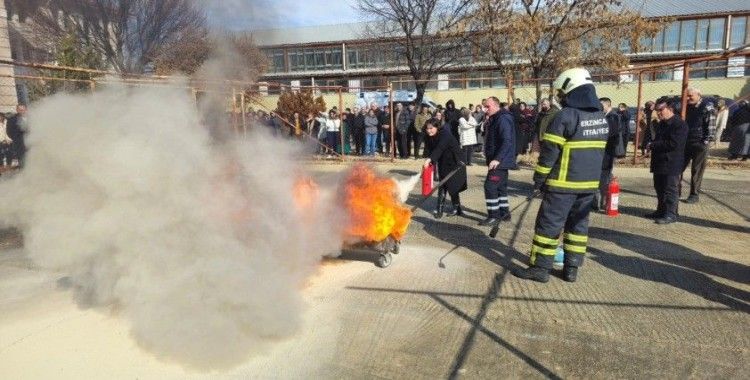 Erzincan’da yangın güvenlik tedbirleri alındı