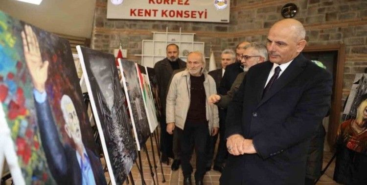 "Siyah Beyaz Gazze" sergisi duygulandırdı
