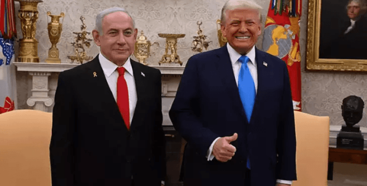 Trump ve Netanyahu Beyaz Saray'da görüştü