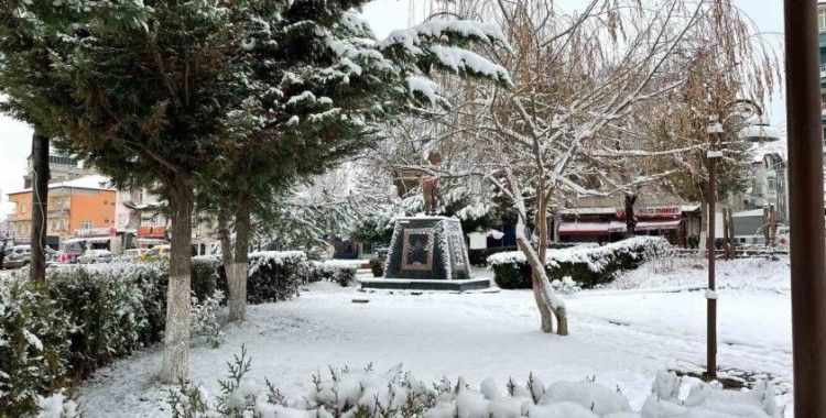 Kavak’ta kar yağışı etkili oldu
