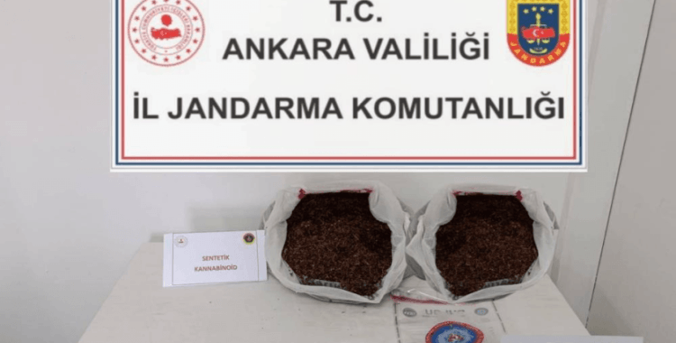 Ankara'da 5 bin 470 gram sentetik kannabinoid ele geçirildi