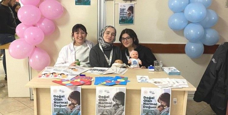 Hisarcık Devlet Hastanesinde doğum standı
