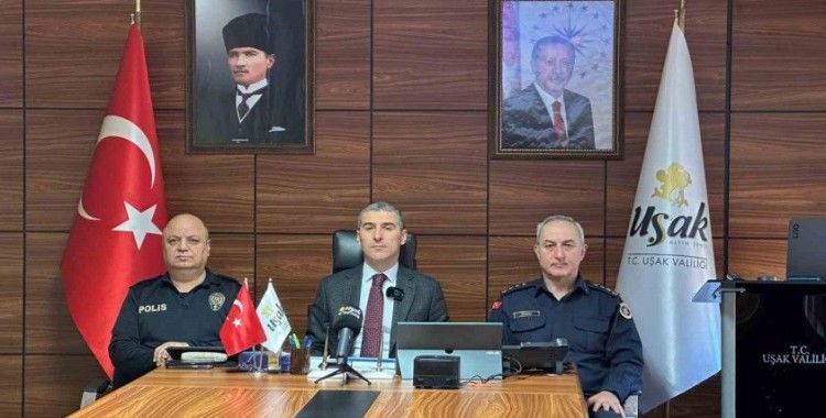 Uşak’ta güvenlik ve asayiş bilgilendirme toplantısı gerçekleştirildi
