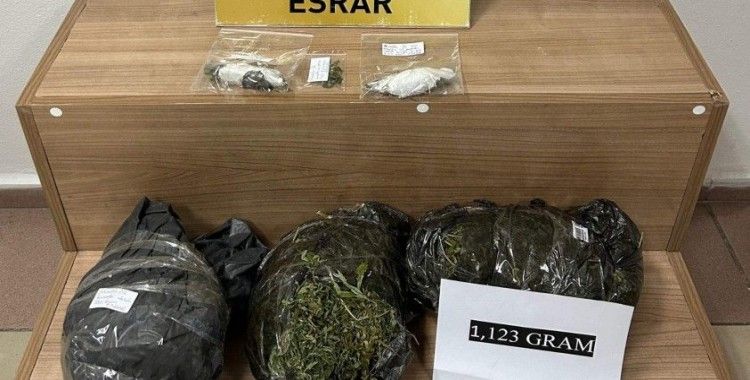 Gölcük'te 1 kilo 123 gram esrar ele geçirildi