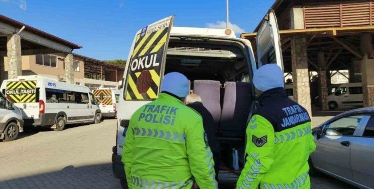 Karacasu’da okul servisleri denetlendi
