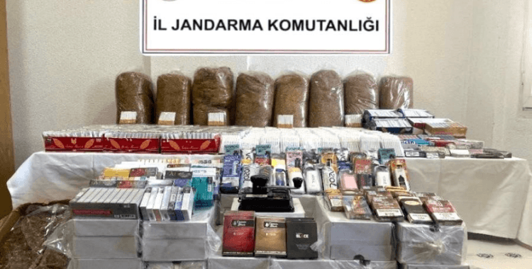 Jandarmadan kaçak tütün operasyonu