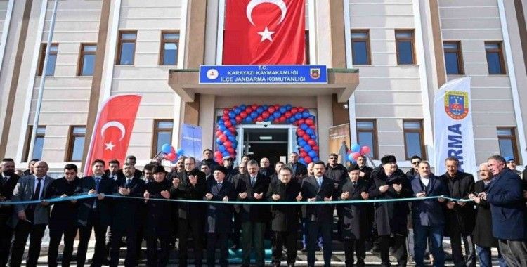 Karayazı İlçe Jandarma Komutanlığı hizmet binası hizmete açıldı
