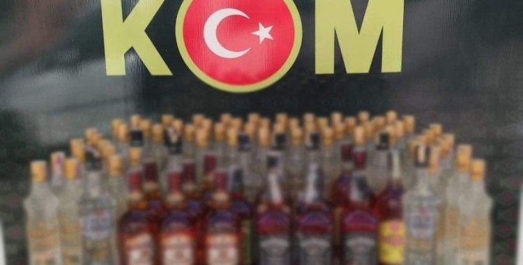 Salihli’de sahte bandrollü içkiler ele geçirildi
