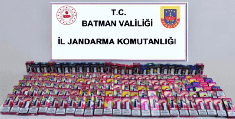Batman'da kaçak elektronik sigaralar ele geçirildi