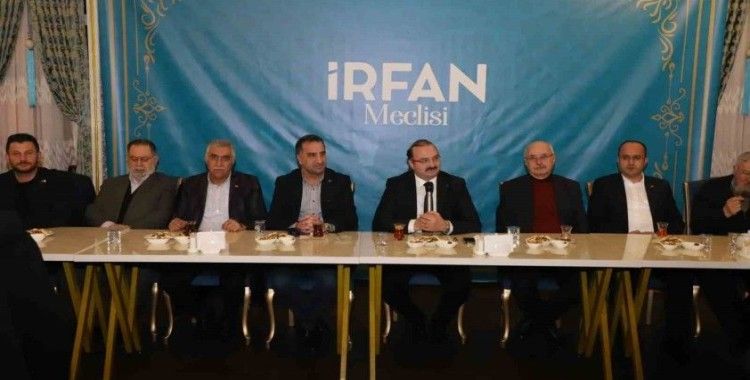 Rektör Hacımüftüoğlu İrfan Meclisi’ne konuk oldu
