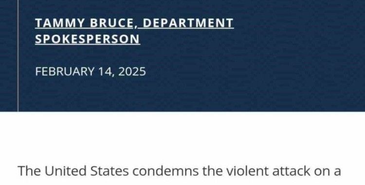 ABD hükümeti Beyrut’ta UNIFIL konvoyunu hedef alan saldırıyı kınadı
