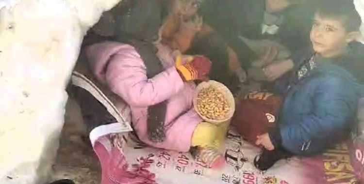 Doğanşehir’de çocukların kardan ev keyfi yürekleri ısıttı
