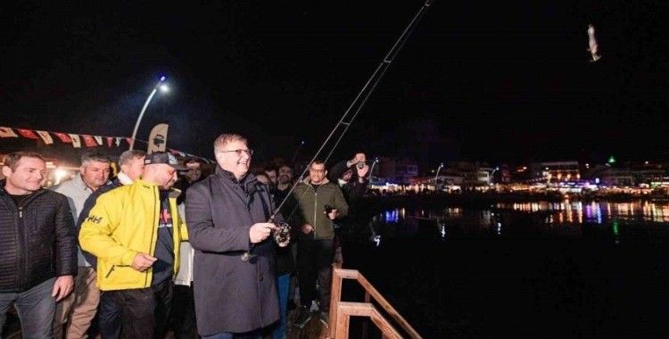 Mordoğan’da balık avı heyecanı
