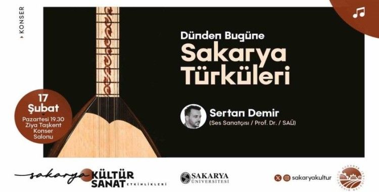 Sakarya’nın kültürü türkülerle hayat bulacak
