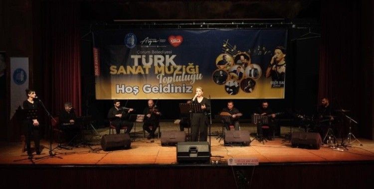 Çorum’da Türk Sanat Müziği konseri ile kulakların pası silindi
