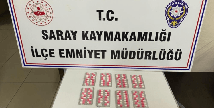 Tekirdağ'da 111 adet uyuşturucu hap ele geçirildi