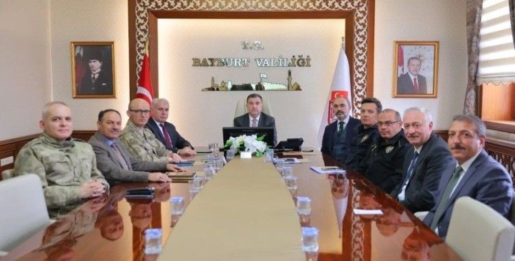 Bayburt’ta Üniversite Güvenlik Toplantısı yapıldı
