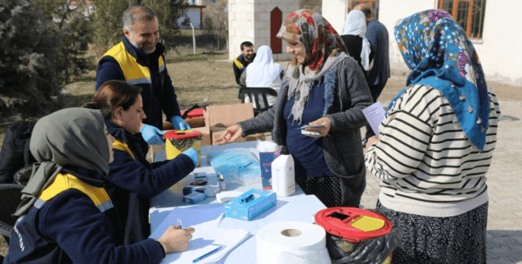 3 bin 500 kişiye sağlık taraması hizmeti verildi