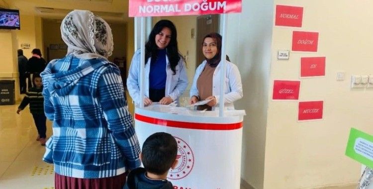 Anne adayları normal doğuma teşvik ediliyor
