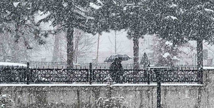 Tatvan’da kar yağışı
