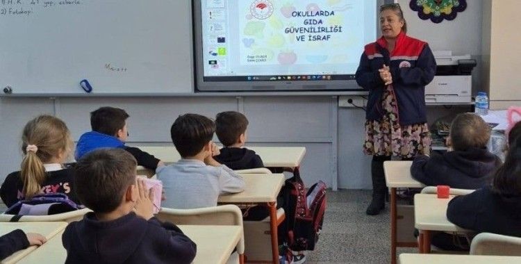 Söke’de öğrencilere ’Gıda Güvenliği ve İsraf Eğitimi’ verildi
