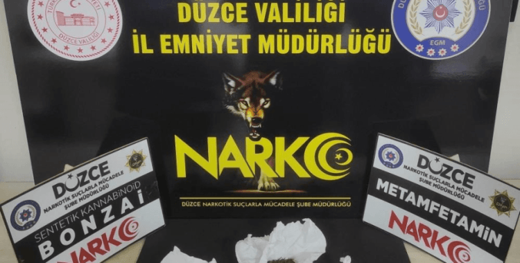 Düzce'de 33 şahsa uyuşturucudan işlem yapıldı