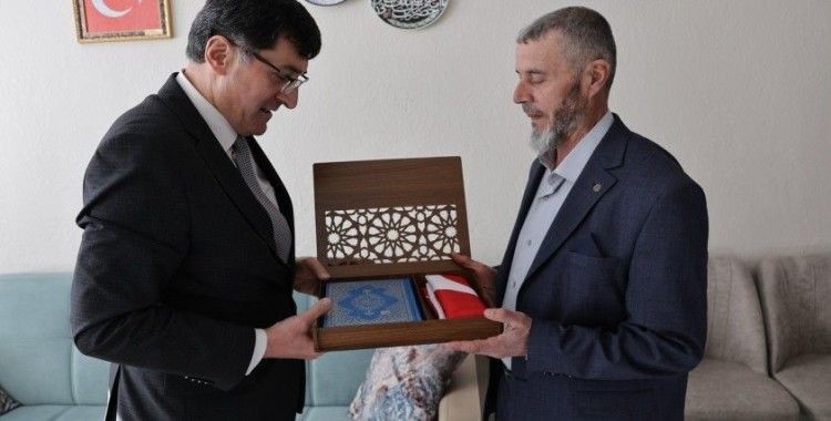 Başkan Eyüp Kahveci’den şehit ailesine anlamlı ziyaret
