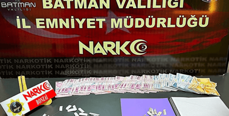 Batman'da üzerinden 41 parça uyuşturucu çıkan şüpheli tutuklandı