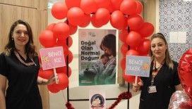 Kütahya Şehir Hastanesinde "Doğal Olan Normal Doğum" temalı bilgilendirme standı
