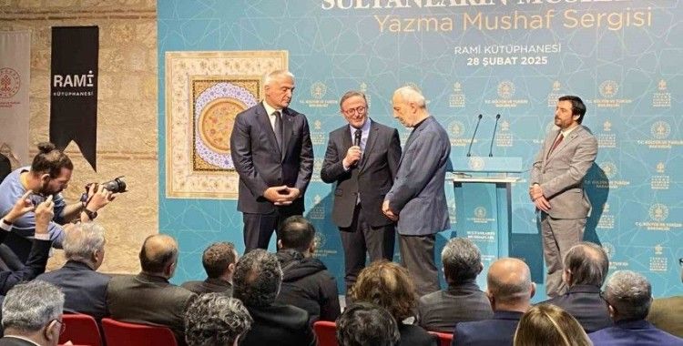 "Sultanların Mushafları" özel sergisi Rami Kütüphanesi’nde açıldı
