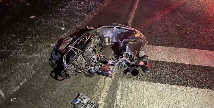 Çerkezköy’de feci kazada ağır yaralanan motosiklet sürücüsü hayatını kaybetti
