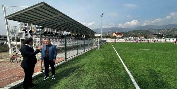 Kuyucak’taki spor yatırımları incelendi
