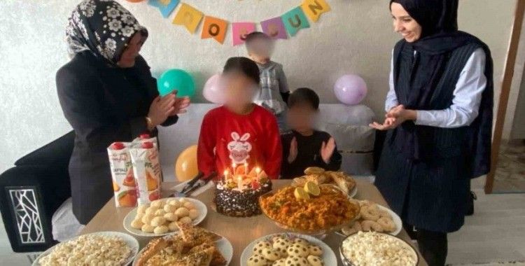 Batman’da öksüz ve yetim çocuklar doğum günlerinde yalnız bırakılmadı
