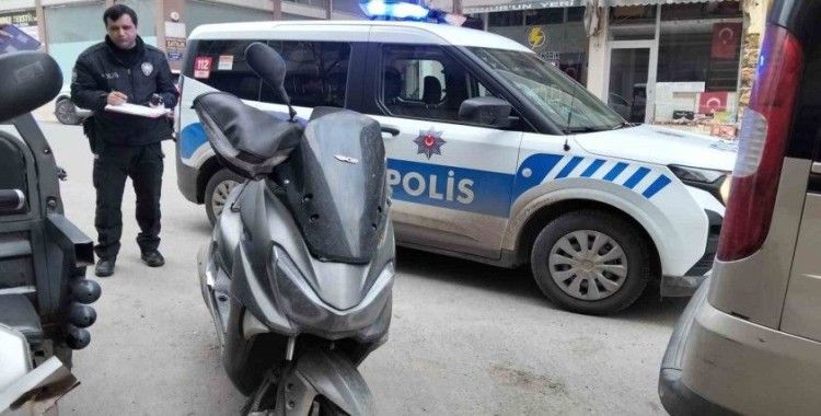 Devrilen motosikletin sürücüsü yaralandı

