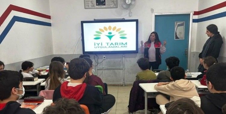 Edremit’te öğrencilere gıda güvenliği ve organik tarım eğitimi
