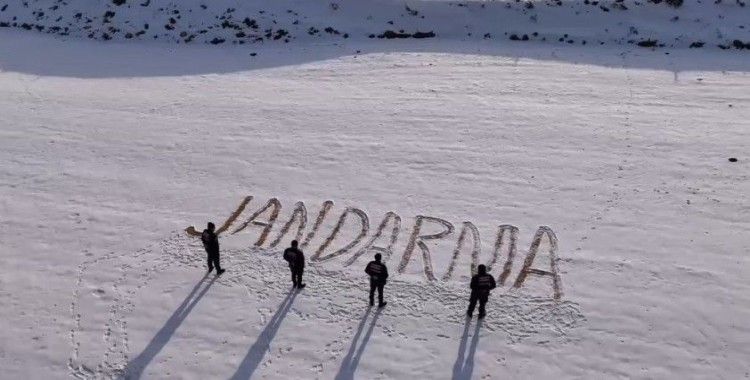 Jandarmadan yaban hayatına merhametli dokunuş

