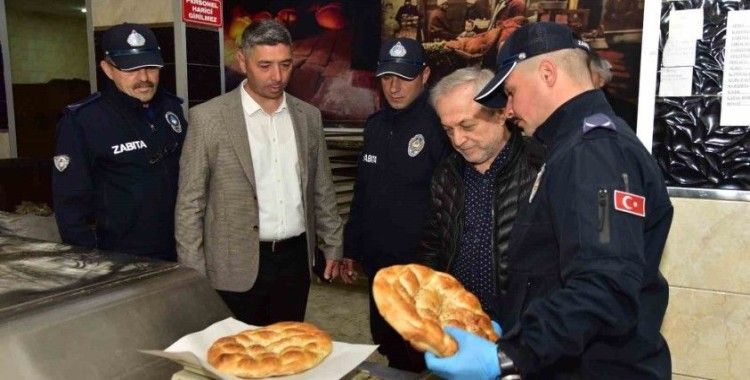 İncirliova’da fırınlara Ramazan denetimi

